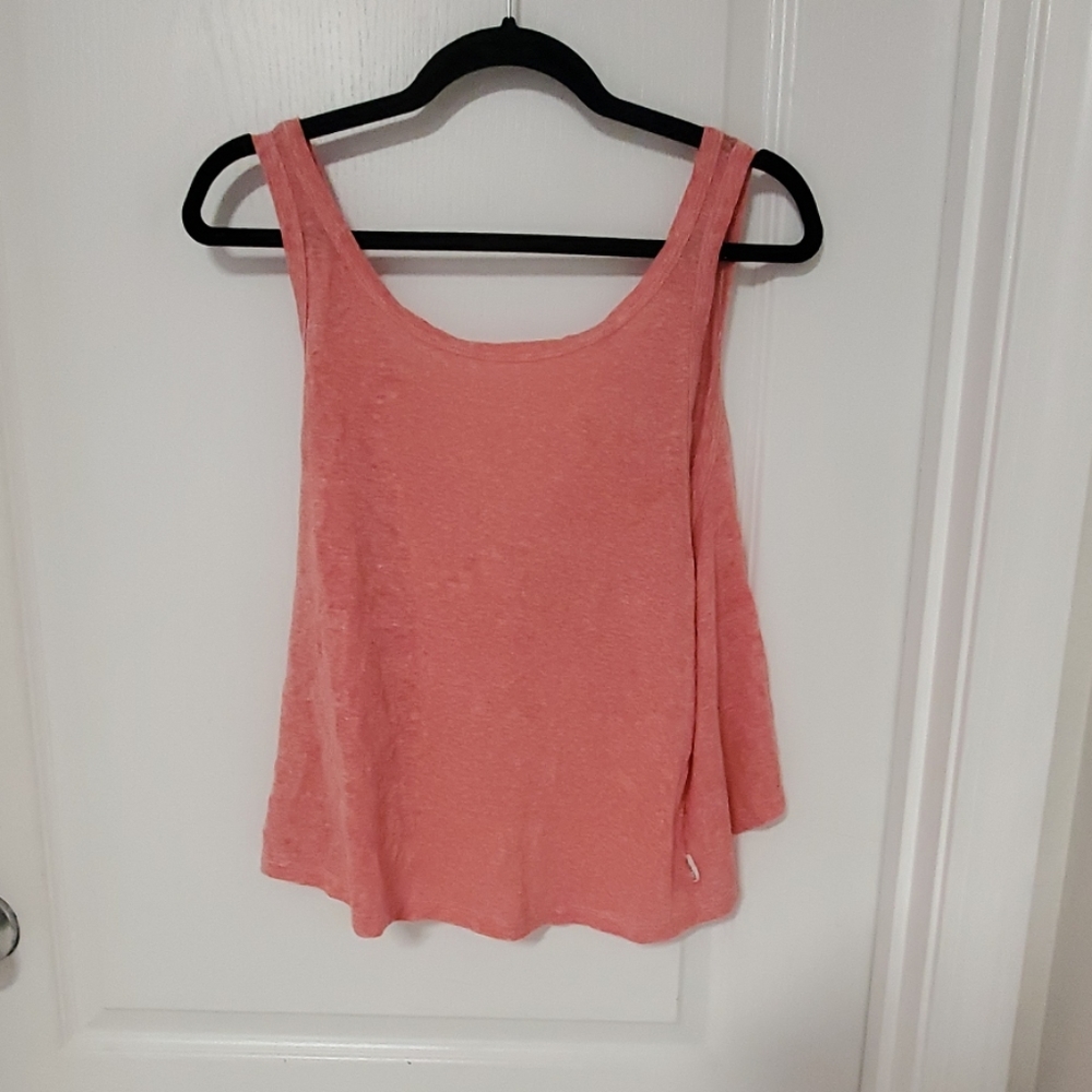 Cross back tank coral